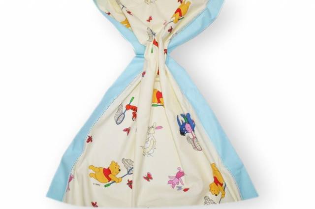 Vendita on line tendino puro cotone disney winnie the pooh - tessuti per camerette bimbo