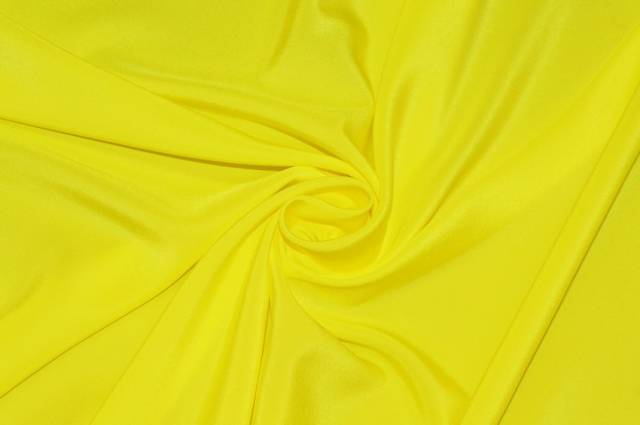 Vendita on line tessuto crepe de chine giallo flou - tessuti abbigliamento