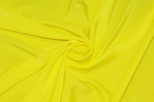 Vendita on line tessuto crepe de chine giallo flou - tessuti abbigliamento georgette / chiffon / dèvorè