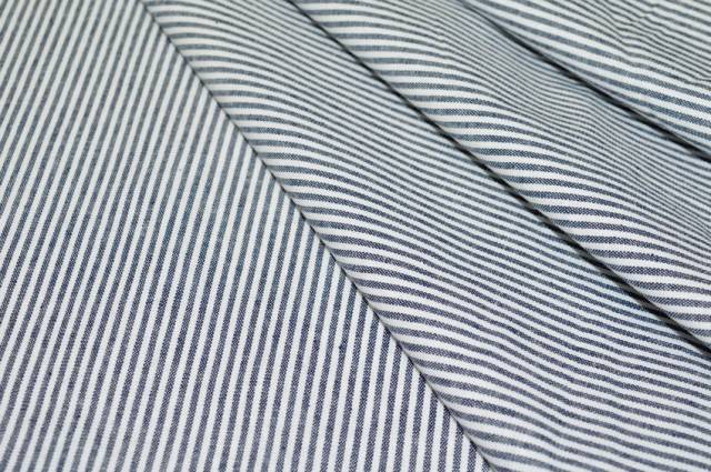 Vendita on line tessuto cotone streatch micro righino blu - tessuti abbigliamento