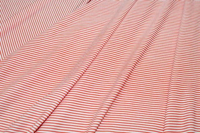 Vendita on line tessuto maglina viscosa micro righino rosso - tessuti abbigliamento
