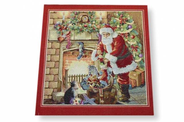Vendita on line gobelin natale fantasia 12531 misura cm 47x47 - ispirazioni tessuti natalizi gobelin