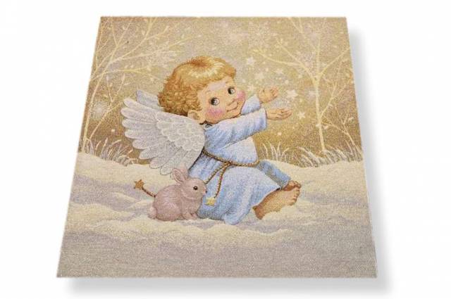 Vendita on line gobelin natale fantasia 12535 misura cm 47x47 - ispirazioni tessuti natalizi gobelin