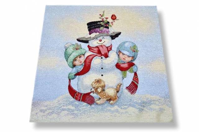 Vendita on line gobelin natale fantasia 12537 misura cm 47x47 - ispirazioni tessuti natalizi gobelin