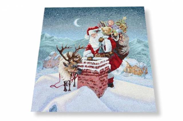 Vendita on line gobelin natale fantasia 12538 misura cm 47x47 - ispirazioni tessuti natalizi gobelin