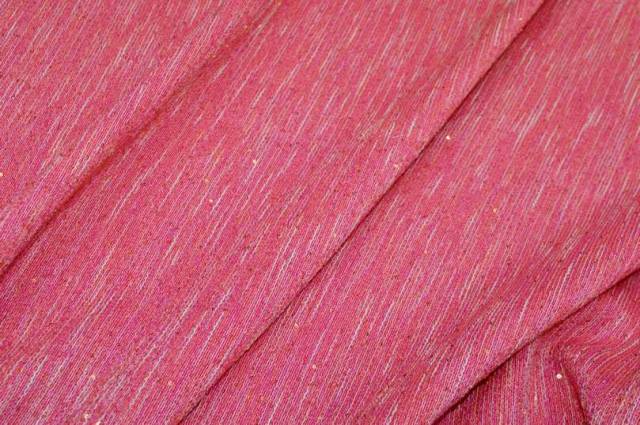 Vendita on line tessuto misto cotone trama effetto chanel fucsia - tessuti abbigliamento chanel e broccati