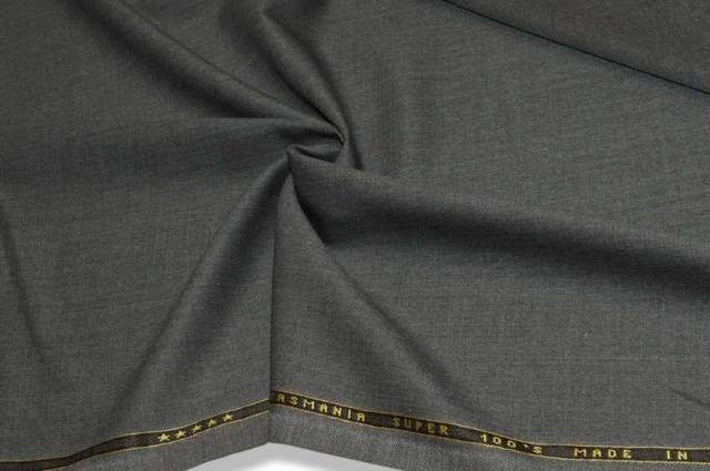 Vendita on line tessuto tasmania pura lana super 100's grigio medio - occasioni e scampoli lane e cashmere
