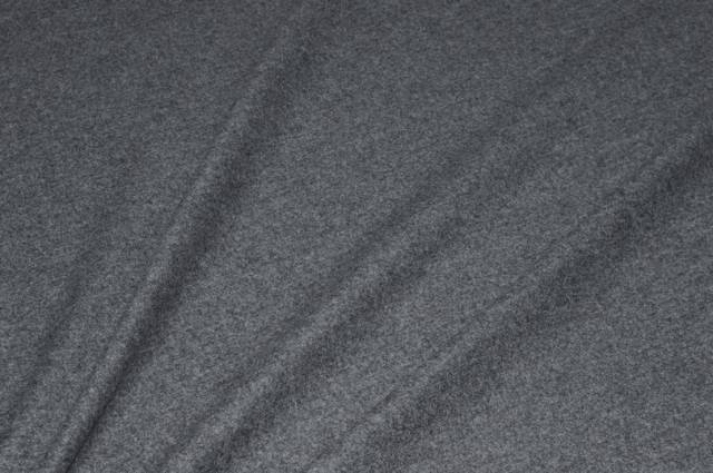 Vendita on line tessuto flanella pura lana grigio medio - tessuti abbigliamento lana flanelle