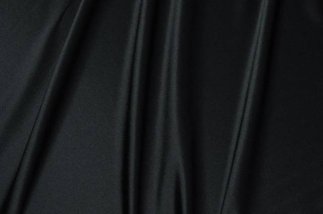 Vendita on line tessuto doppio raso viscosa nero - tessuti abbigliamento viscosa