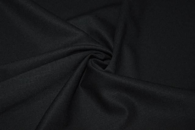 Vendita on line tessuto gabardine lana bielastico nero - occasioni e scampoli lane e cashmere