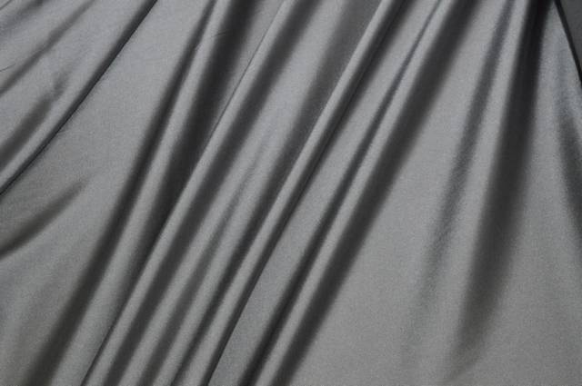 Vendita on line tessuto raso seta streatch grigio - tessuti abbigliamento taffetas / rasi / shantung