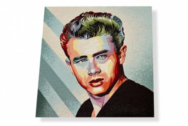 Vendita on line gobelin fantasia james dean 12913 misura cm 47x47 - tessuti arredo casa gobelin