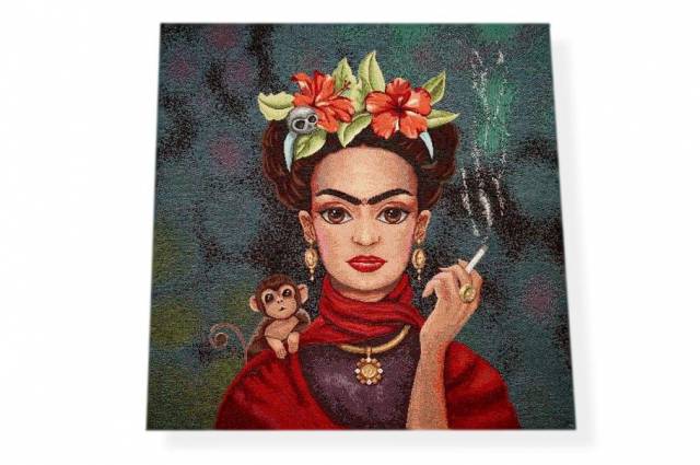 Vendita on line gobelin fantasia frida 12921 misura cm 47x47 - tessuti arredo casa gobelin