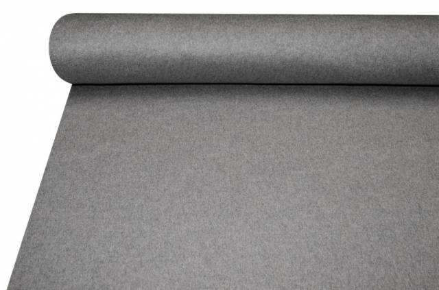 Vendita on line tessuto cappotto double puro cashmere grigio medio - tessuti abbigliamento lana cashmere
