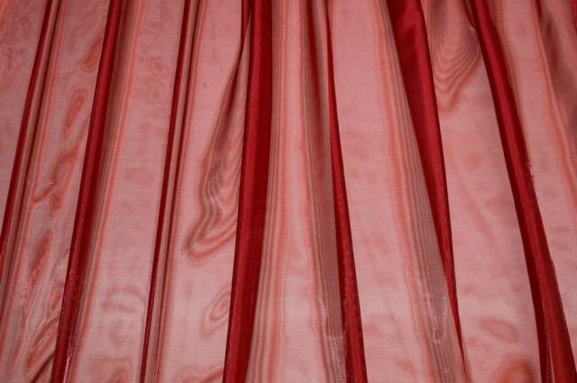 Vendita on line scampolo tenda organza bordeaux - tessuti per scampoli