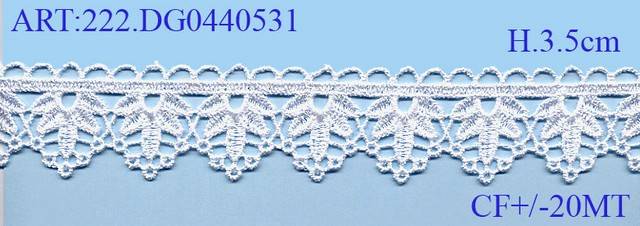 Vendita on line pizzo macrame' altezza cm 3,5 - mercerie e accessori cucito pizzi vari