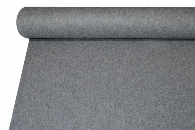Vendita on line tessuto panno cappotto pura lana grigio melange - occasioni e scampoli tessuti 