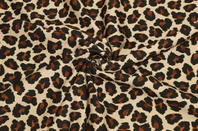 Vendita on line tessuto felpa garzata puro cotone msgm maculato beige - tessuti abbigliamento felpa