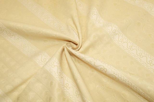 Vendita on line scampolo broccato color crema - occasioni e scampoli tessuti
