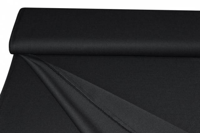 Vendita on line scampolo lana stretch nera - tessuti abbigliamento lana uomo/tailleur