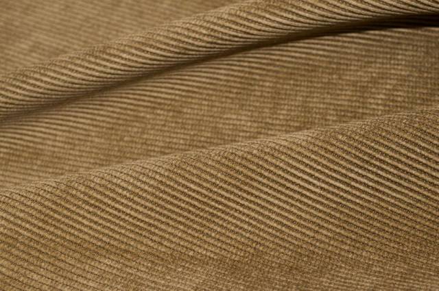 Vendita on line tessuto velluto coste 600 righe beige - tessuti abbigliamento poliestere 