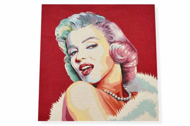 Vendita on line gobelin fantasia marilyn monroe 13471 misura cm 47x47 - tessuti arredo casa gobelin cuscini 47x47 fantasie varie