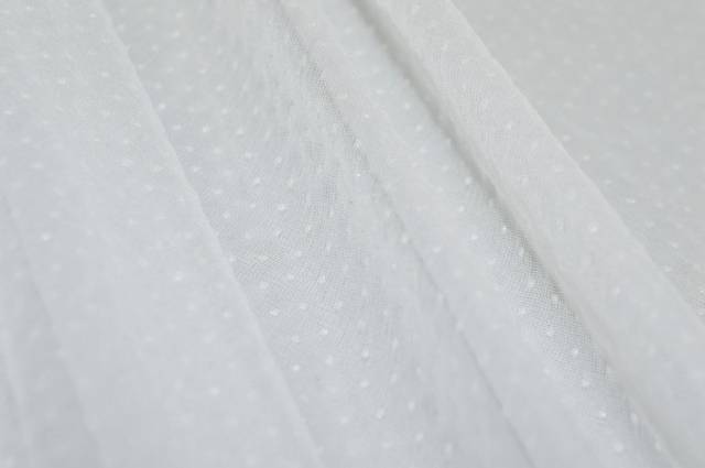 Vendita on line tessuto termoadesivo punto spillo leggero bianco - tessuti abbigliamento