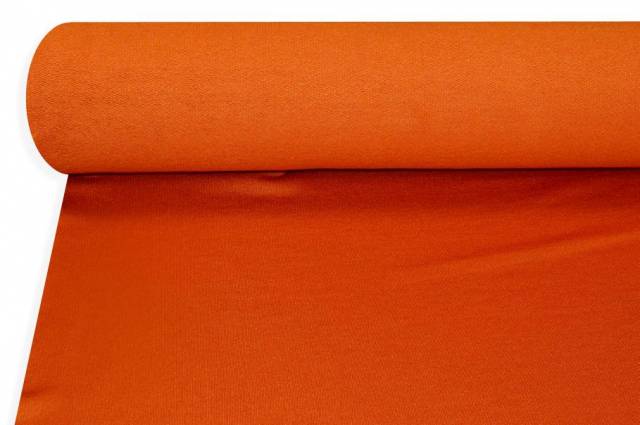 Vendita on line tessuto felpa arancio - cotoni uniti vari 