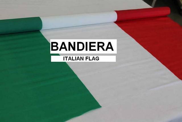 Vendita on line tessuto bandiera italia - tessuti abbigliamento