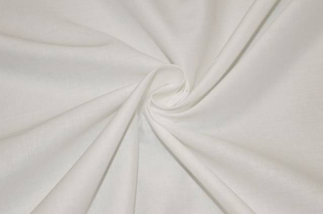 Vendita on line tessuto mussola puro cotone bianco naturale - tessuti abbigliamento camiceria
