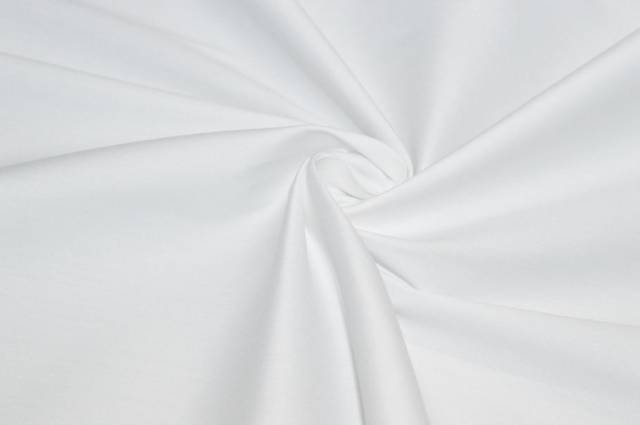 Vendita on line tessuto popeline cotone elasticizzato bianco - tessuti abbigliamento camiceria