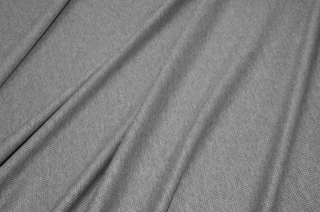 Vendita on line tessuto jersey misto cotone micro fantasia grigia - tessuti abbigliamento