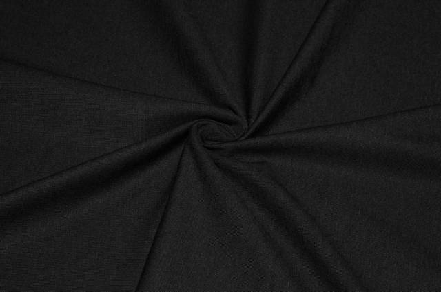 Vendita on line tessuto maglina viscosa nero - tessuti abbigliamento