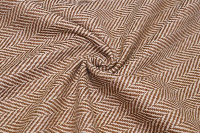 Vendita on line tessuto spinato color cammello peso giacca - occasioni e scampoli