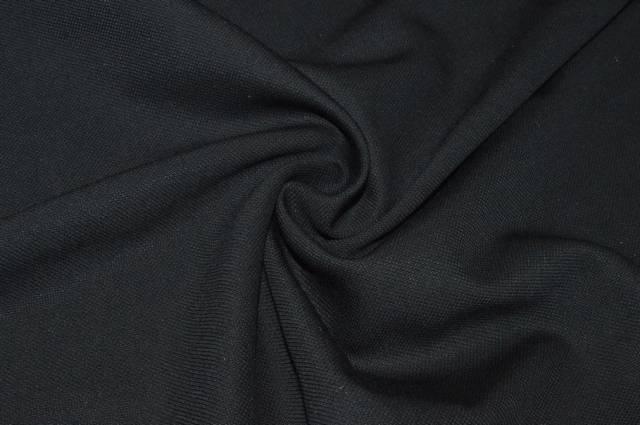 Vendita on line tessuto lana stretch nero - tessuti abbigliamento lana