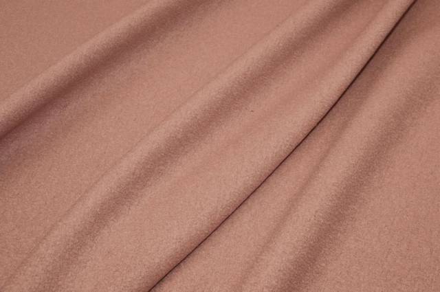 Vendita on line tessuto jersey lana cotta rosa antico - tessuti abbigliamento lana cappotti/panno/lana