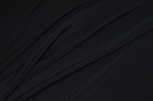 Vendita on line tessuto crepe de chine misto seta nero - occasioni e scampoli seta di