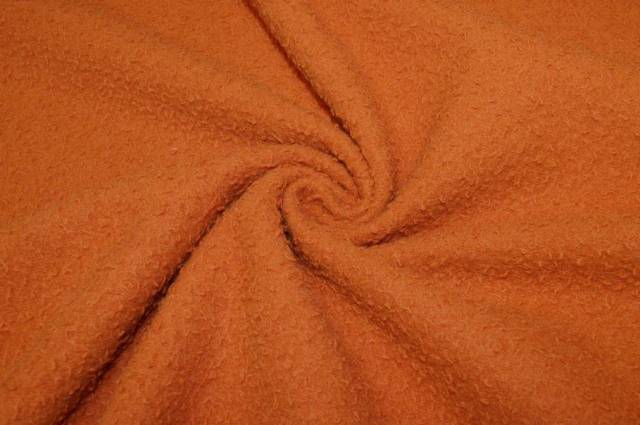 Vendita on line tessuto cappotto casentino pura lana color zucca - occasioni e scampoli
