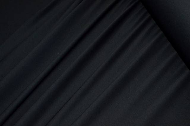 Vendita on line tessuto maglina cotone filo di scozia nero - occasioni e scampoli