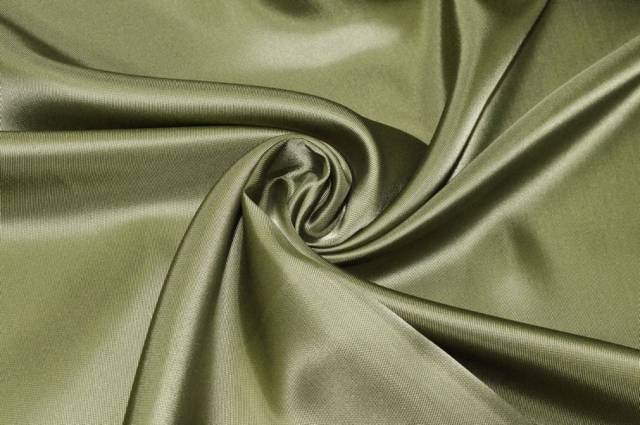 Vendita on line tessuto fodera saglia verde oliva - tessuti abbigliamento