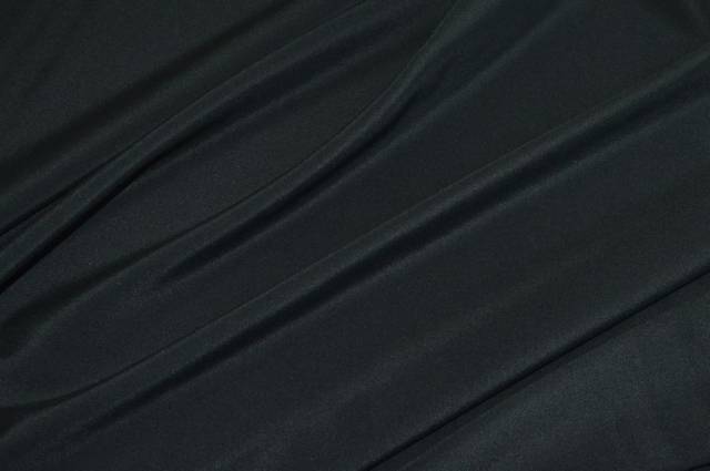 Vendita on line tessuto crepe de chine misto seta stretch nero - tessuti abbigliamento