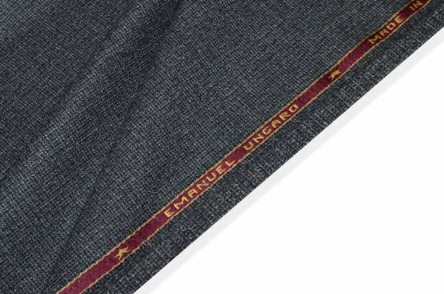 Vendita on line tessuto pura lana grigio effetto melange - tessuti abbigliamento lana flanelle