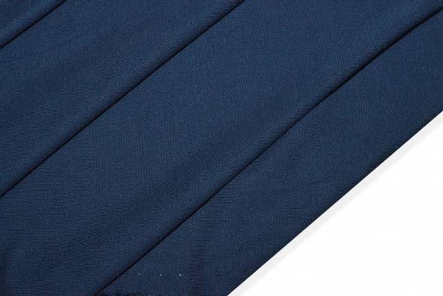 Vendita on line tessuto maglina pura viscosa mano crepe blu - tessuti abbigliamento magline / jersey/tessuto in