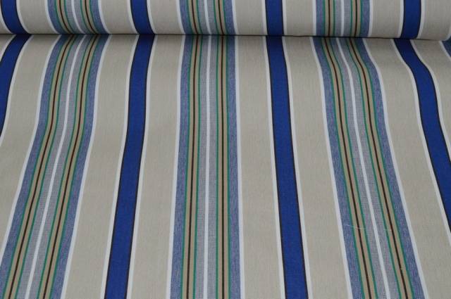 Vendita on line tenda sole taormina riga multicolor blu h cm 198/200 - tessuti per per da esterno