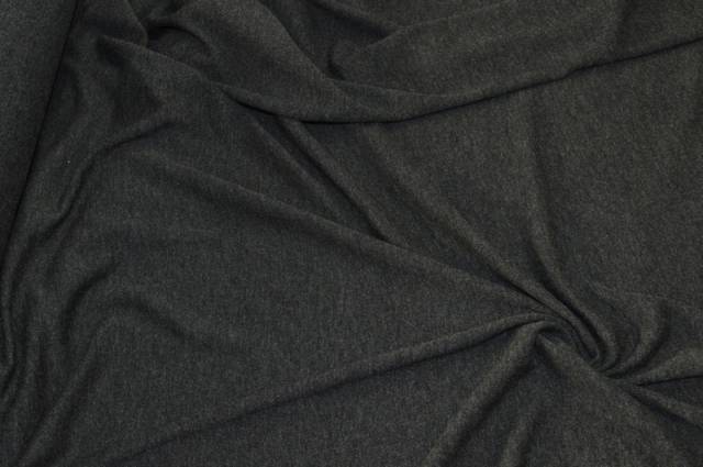 Vendita on line maglina misto lana grigio antracite - tessuti abbigliamento magline / jersey/tessuto in