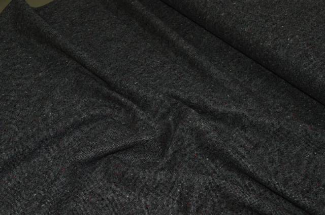 Vendita on line tessuto tweedlana antracite - tessuti abbigliamento lana
