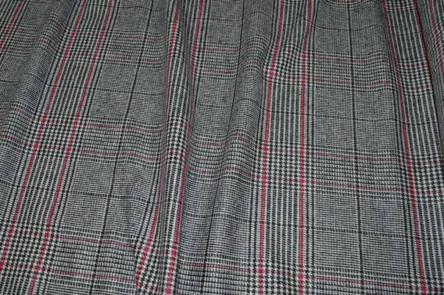 Vendita on line flanella lana principe di galles - tessuti abbigliamento scacchi e scozzesi lana