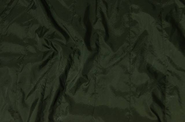 Vendita on line fodera trapuntata riga verde militare - tessuti abbigliamento trapuntati