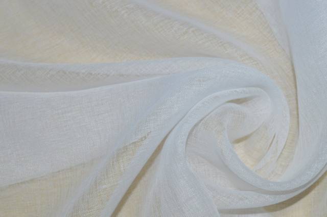 Vendita on line tessuto tenda garza bianco n02 - tessuti per a metraggio