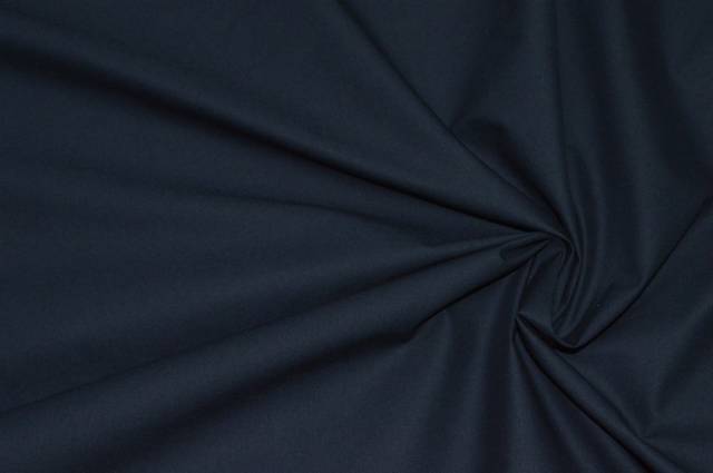 Vendita on line tessuto misto cotone elasticizzato blu scuro - tessuti abbigliamento
